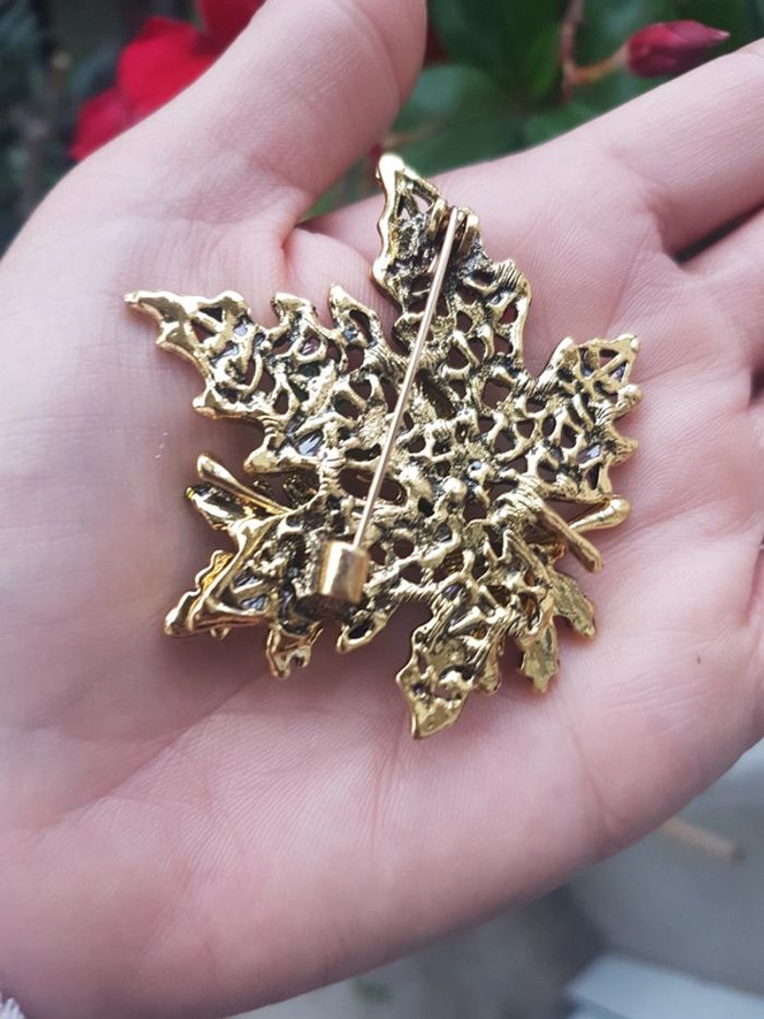 Broche feuille d automne - photo numéro 4