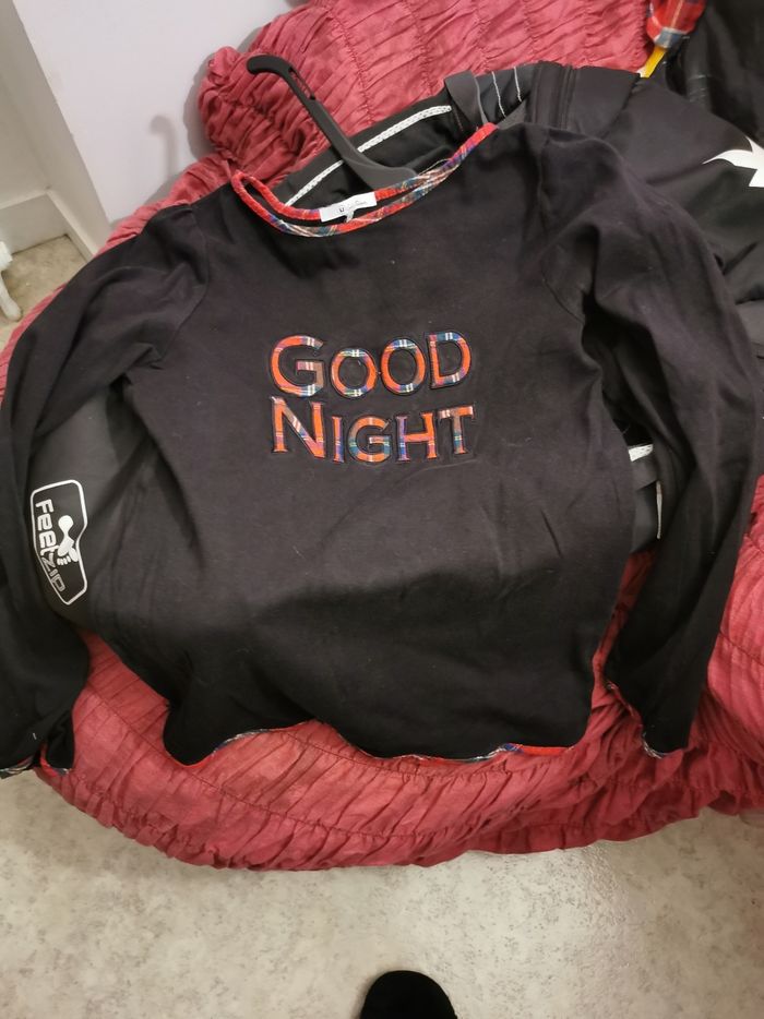 Haut de pyjama manches longues fantaisie