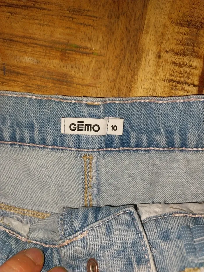 Short en jean gemo 10 ans - photo numéro 2