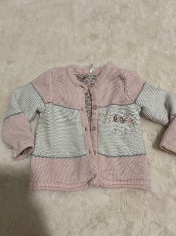 🧸 Gilet chaud Orchestra doublé polaire - Taille 18 mois TBE