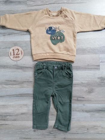Ensemble pantalon sweat 12 mois