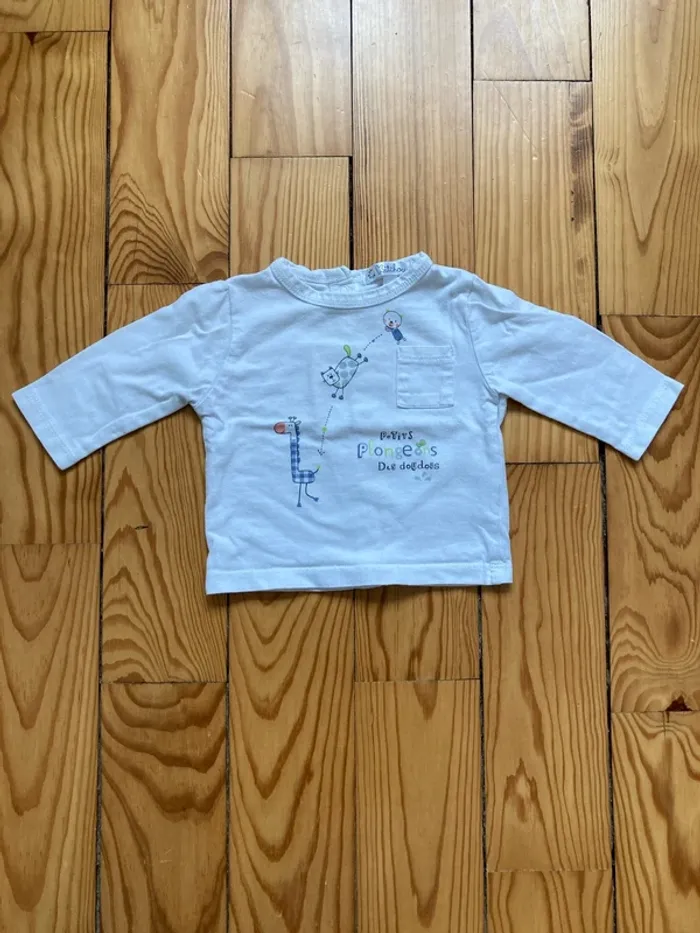 Tee-shirt 3 mois mixte