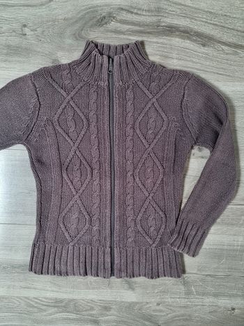 Gilet zippé T. 8 ans