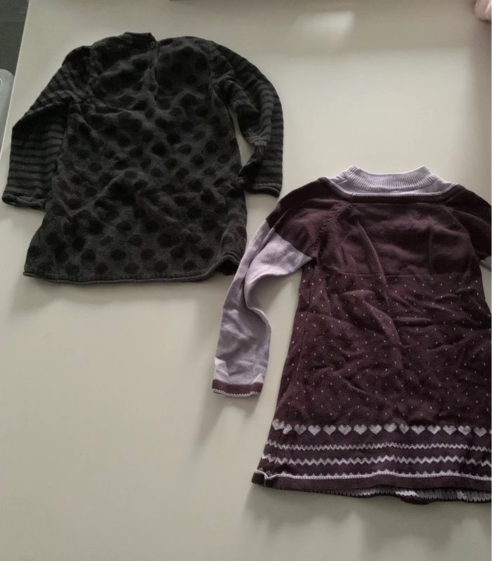 Lot deux robes hiver 23 mois - photo numéro 2