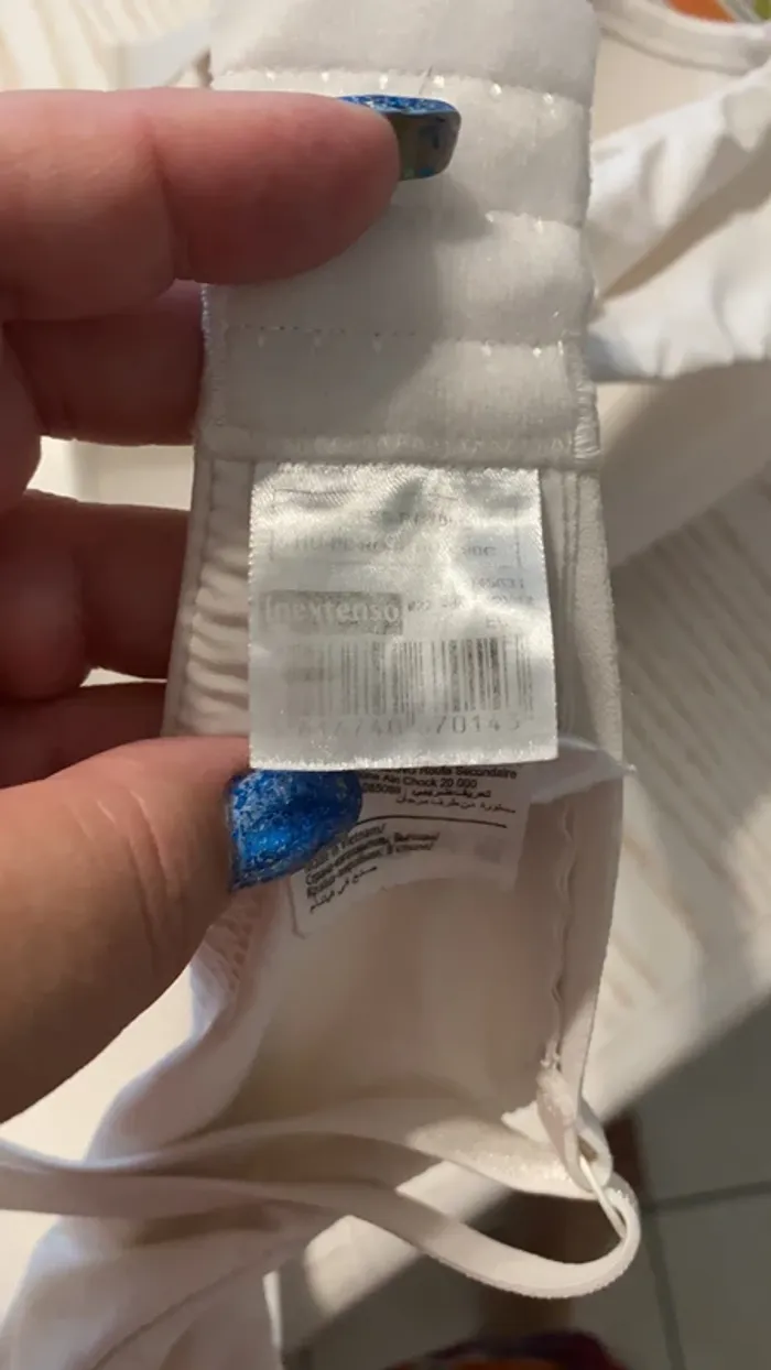 soutien gorge blanc In Extenso taille 105 C - photo numéro 3