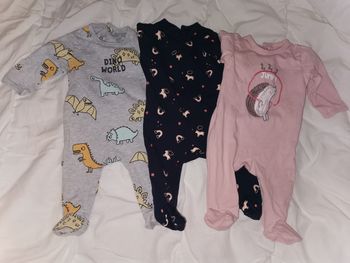 Lot pyjama grenouillère