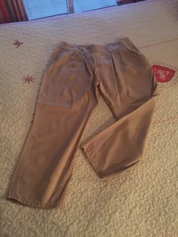 Pantalon 7/8 beige School rag taille 40