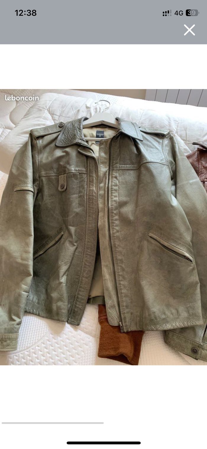 Veste en cuir Oakwood