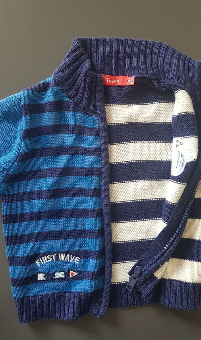 Gilet bébé garçon 6 mois - photo numéro 2