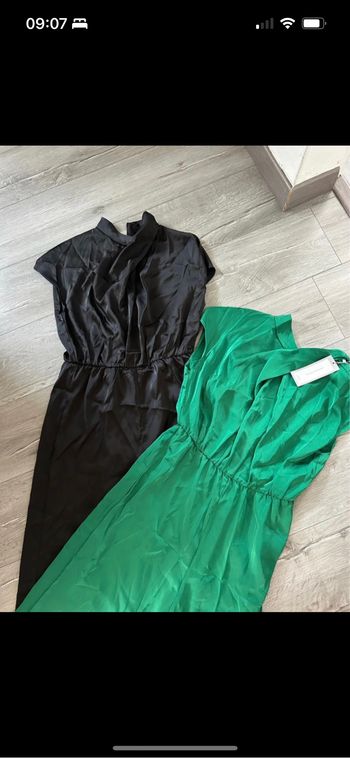 Lot de deux combinaisons satinée