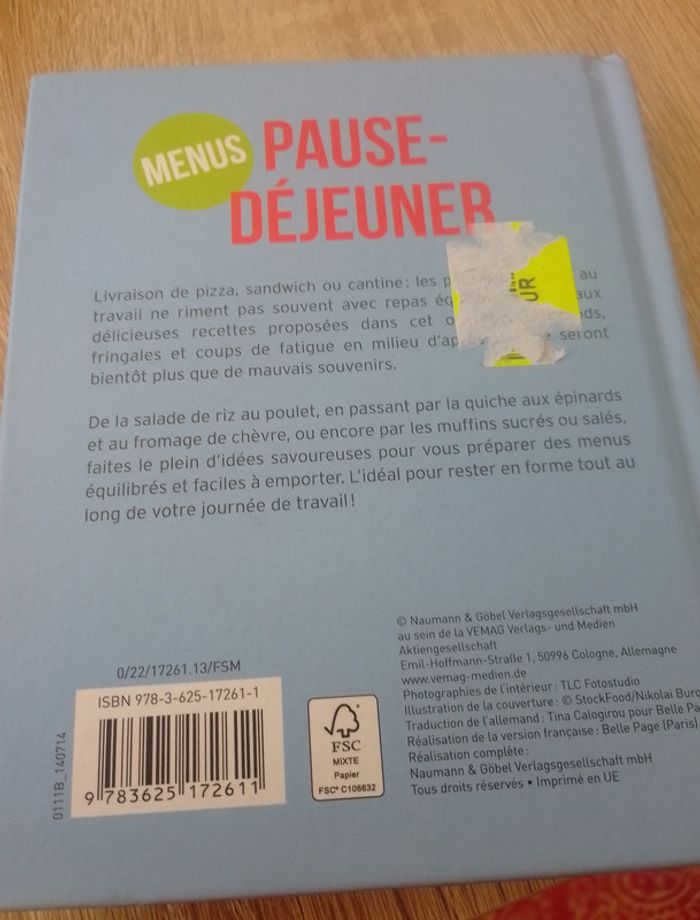 Livre pause-déjeuner - photo numéro 2