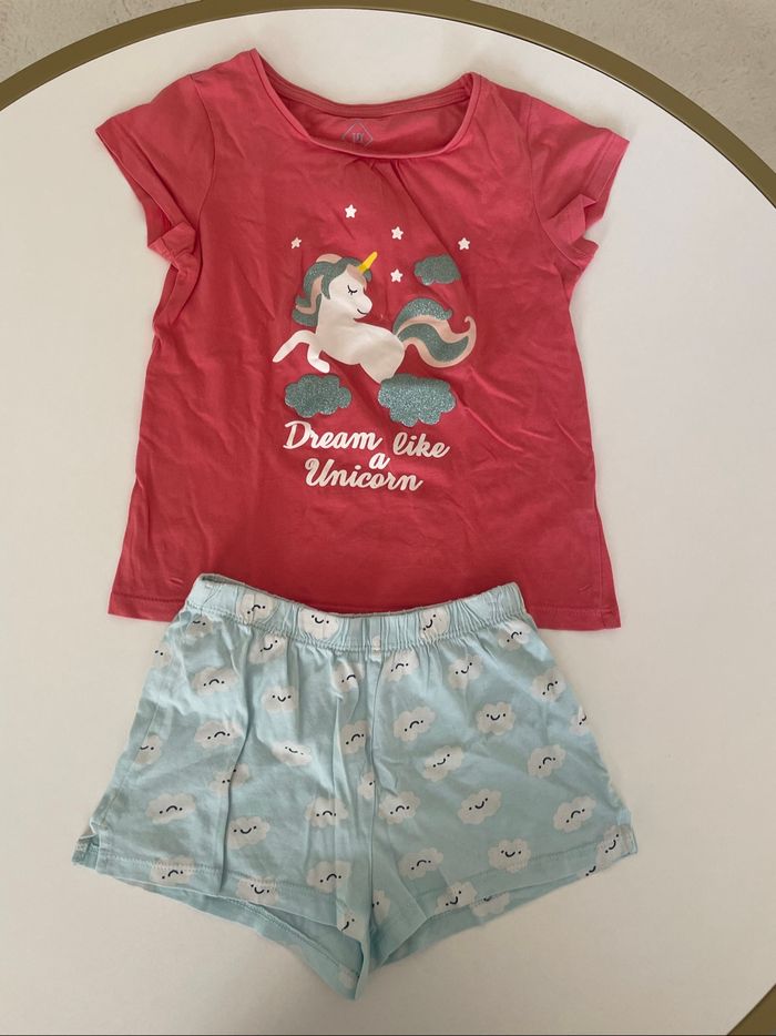 Pyjama 2 pièce licorne nuage