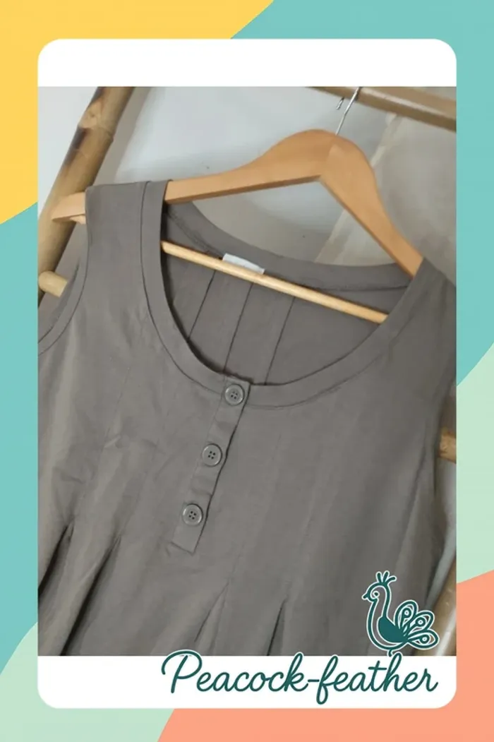 T-shirt 46/48 marron - photo numéro 4