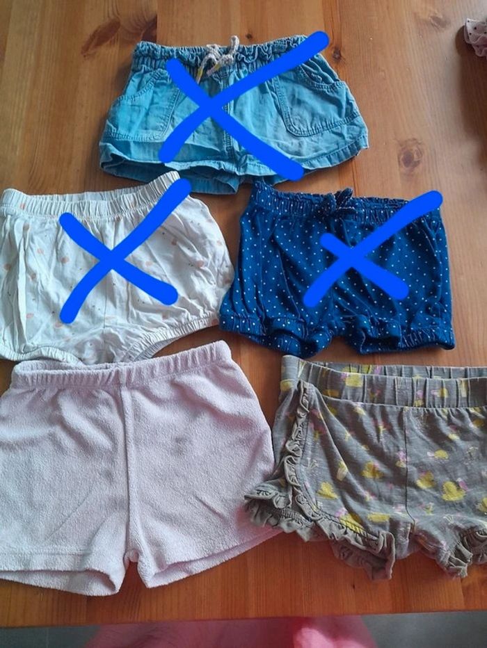 Lot de 2 shorts 18 mois