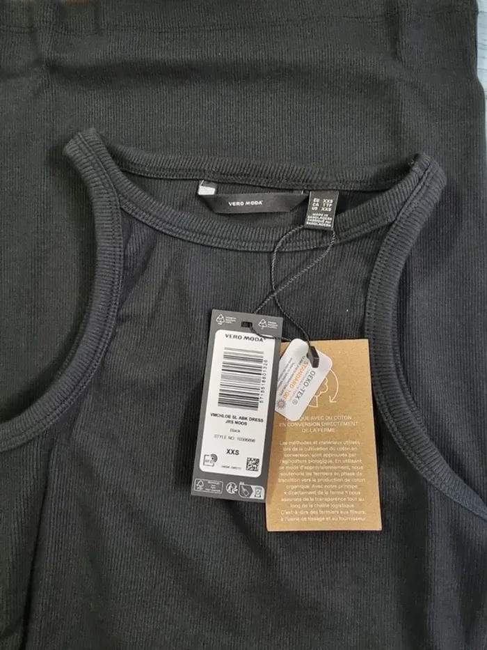 Vero Moda robe longue noire * taille XXS * - photo numéro 3