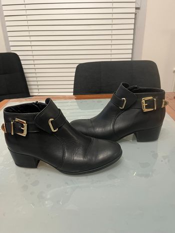 Bottines en cuir