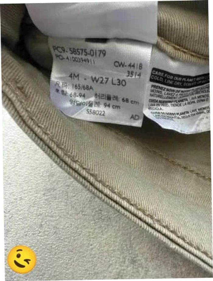 Jeans Levi's Classic Mid Rise Skinny W27 FR36 L30 coupe skinny gris Femme Women pan5 - photo numéro 7