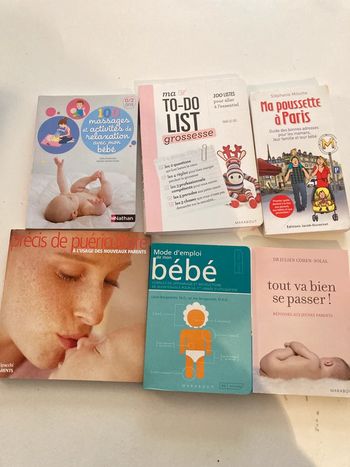 📚 Lot de 6 livres sur la grossesse et la parentalité 📚