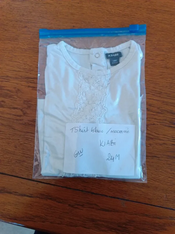 T-shirt blanc Kiabi 24M - photo numéro 7