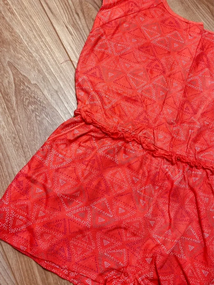 Taille 5 ans combishort fille vertbaudet corail * triangles * 🩷 - photo numéro 2