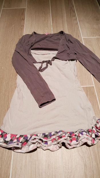 Chemise de nuit avec gilet intégré