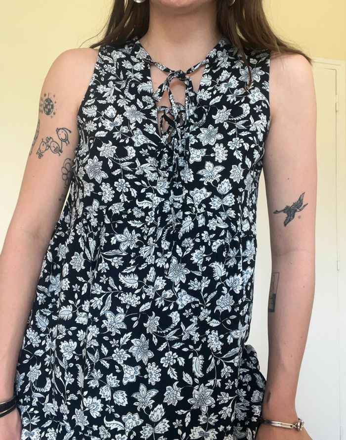 Robe à fleurs etam/ cute flower Summer dress - coquette cottage core - photo numéro 2