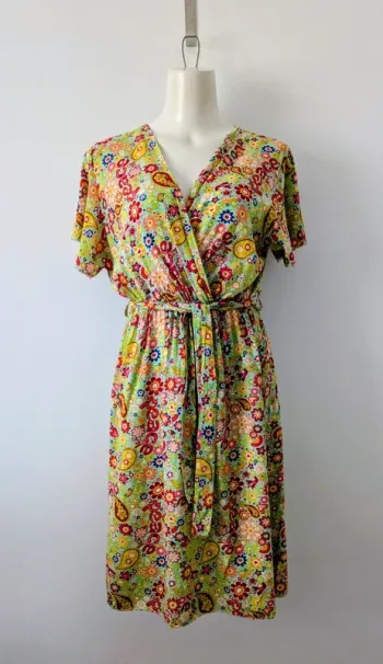 Robe d'été à fleurs - Made in Italy - taille 40