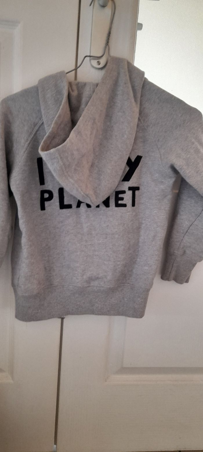 Sweat zippé en coton biologique - photo numéro 3