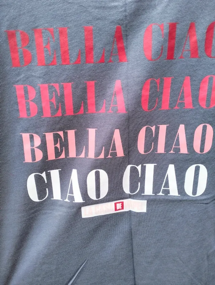 Tee-shirt casa de papel manches courtes - photo numéro 3