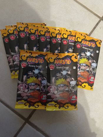 10 Booster Naruto mythos édition 1 fr
