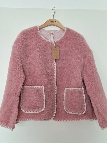 🌟 Manteau Veste  rose J&L Paris taille unique 🌟