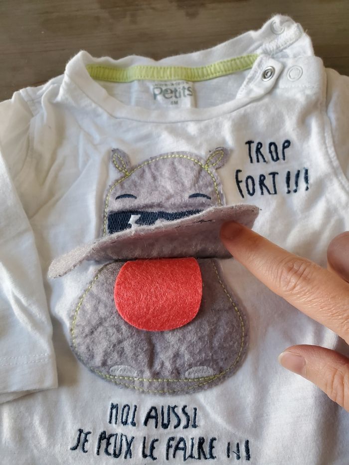 Lot 3 t-shirts 6 mois - photo numéro 6