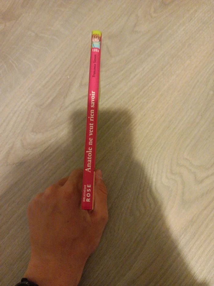 Livre La bibliothèque rose Anatole ne veut rien savoir - photo numéro 3