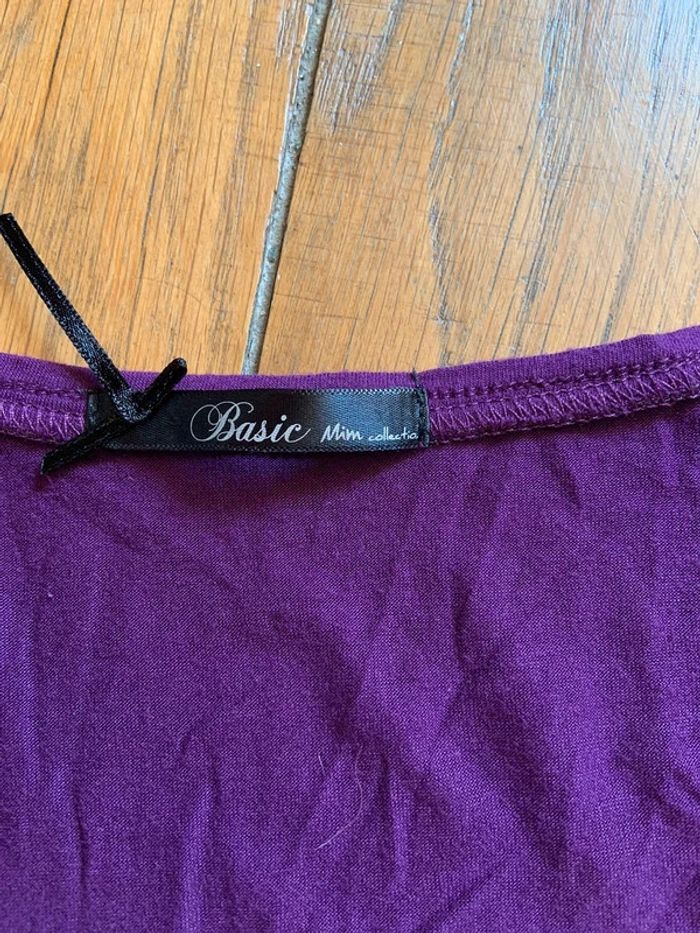 Blouse violette mim taille 38 m - photo numéro 4