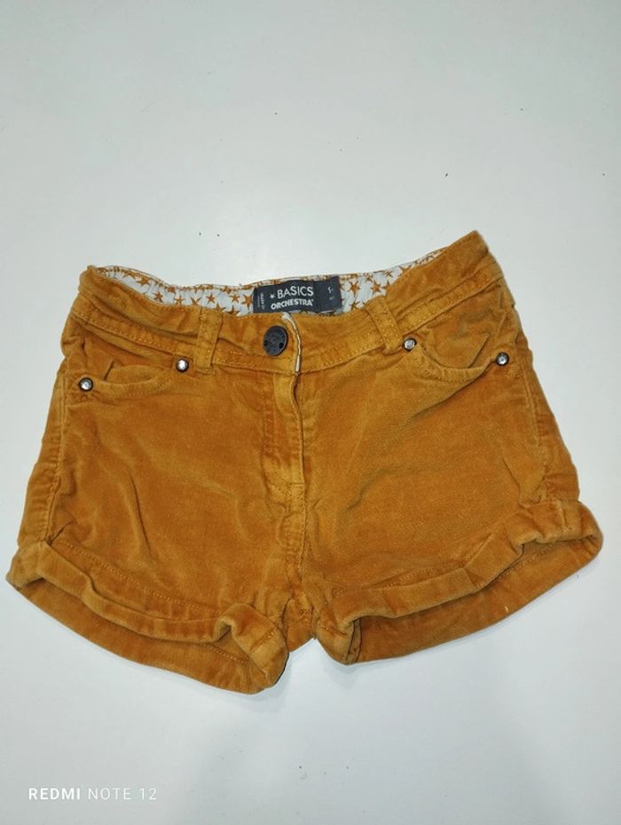 Short en velours