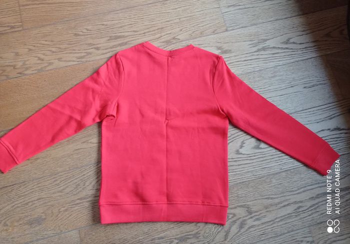 Sweat mixte orange, Kiabi, taille 10 ans, NEUF - photo numéro 2