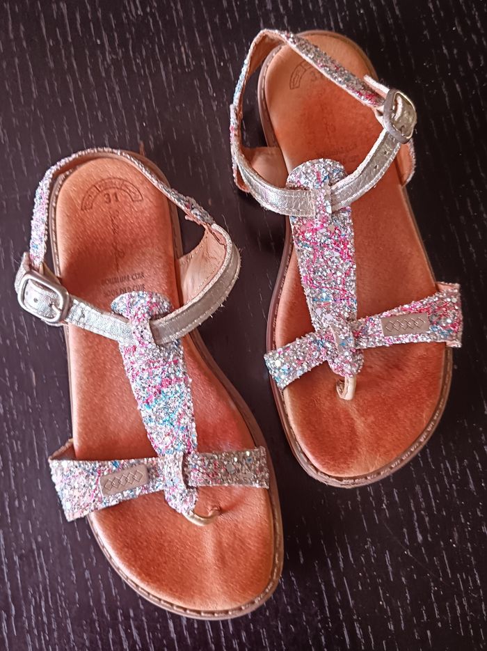 Sandalettes cuir Taille 31 - photo numéro 2
