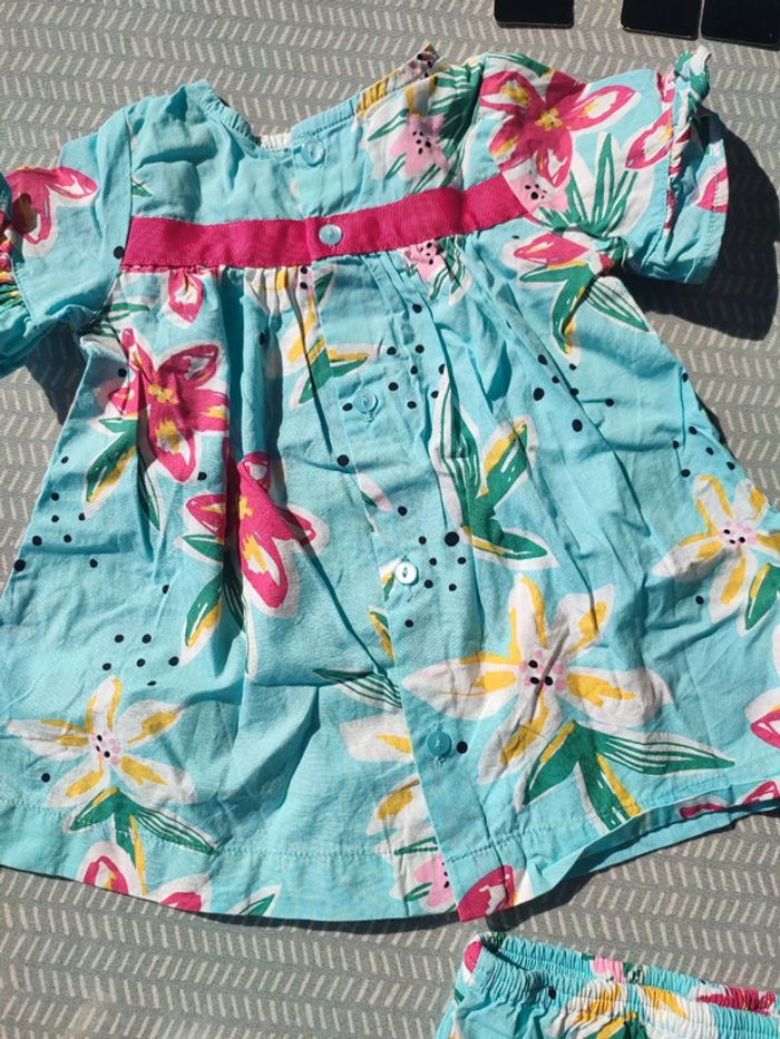 Robe et bloomer fille - Gémo - 6 mois - photo numéro 12
