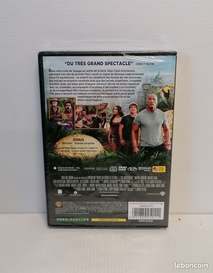 Dvd VOYAGE AU CENTRE DE LA TERRE 2 (Neuf sous blister) - photo numéro 2