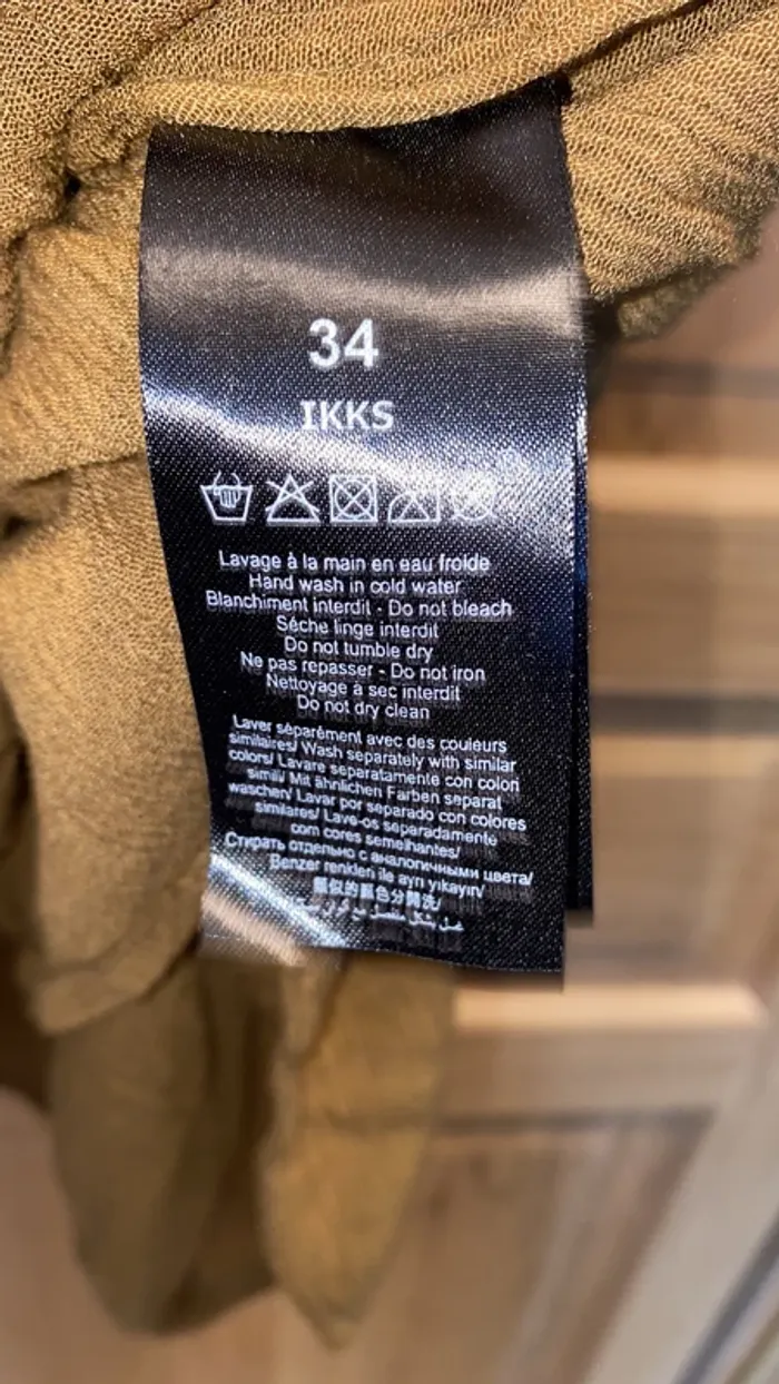 Robe ikks kaki taille 34 - photo numéro 3