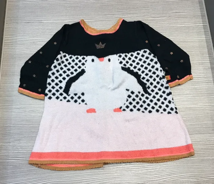 Robe catimini + collant 6 mois - photo numéro 2