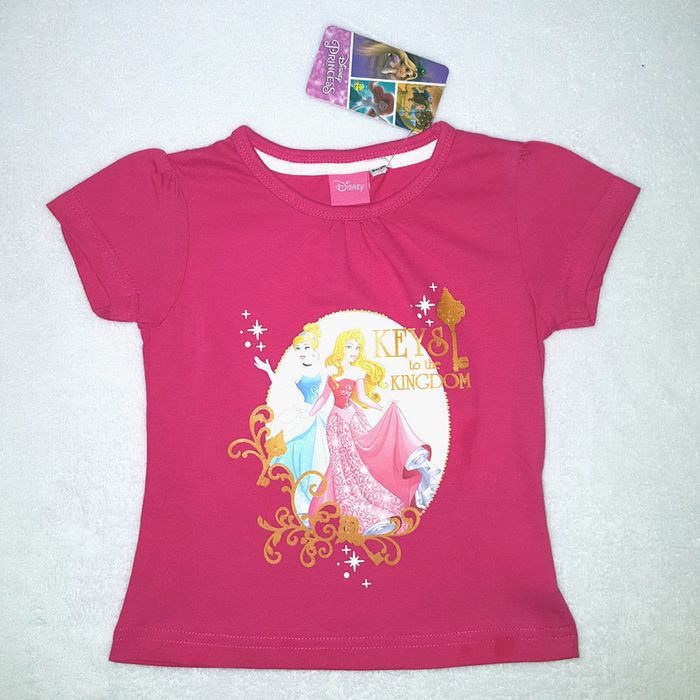 t-shirt rose princesses disney