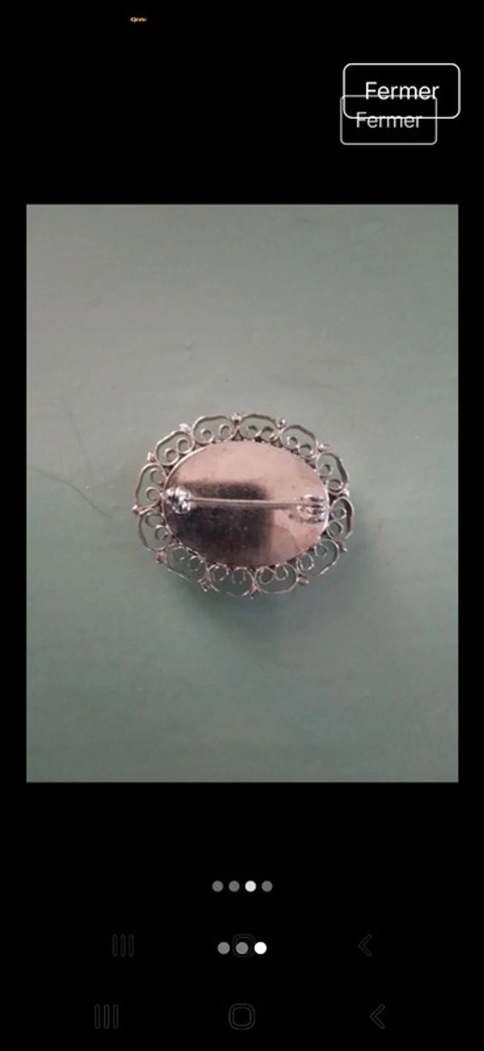 Broche vintage fantaisie - photo numéro 3