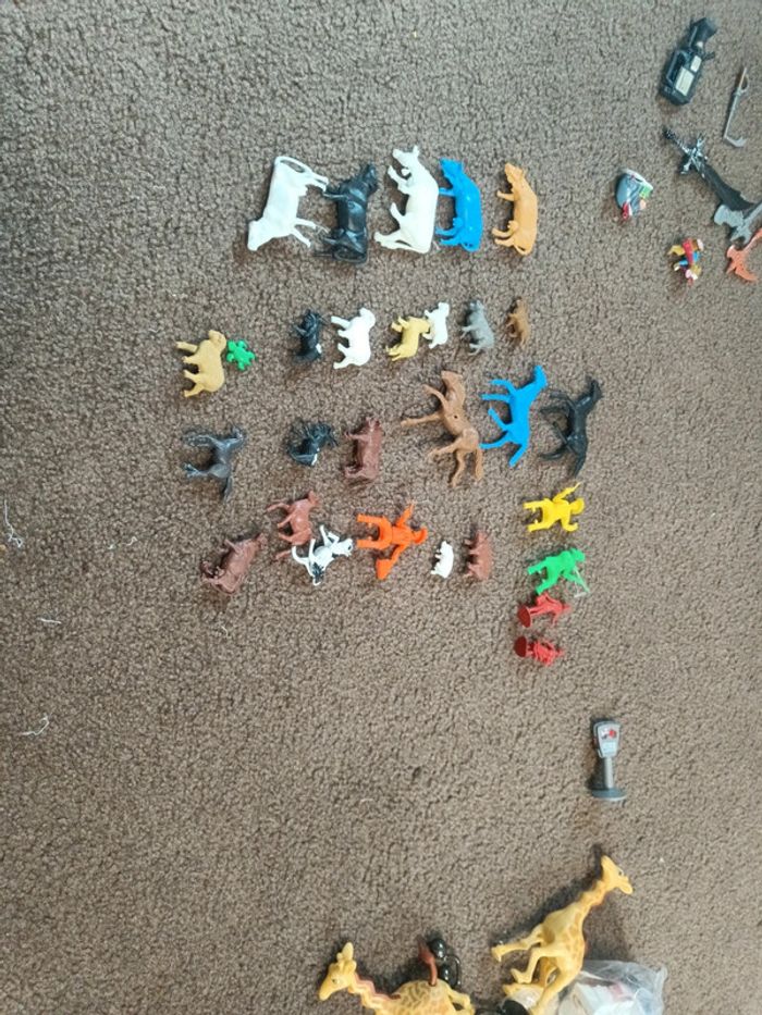 Lot animaux cow boy indien - photo numéro 2