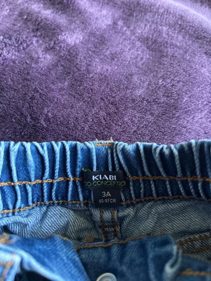 Bermuda short en jean garçon Kiabi eco conception taille 3 ans - photo numéro 5