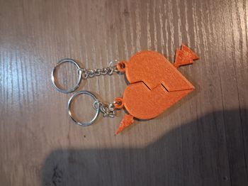 Portes clés pour couple Saint-Valentin