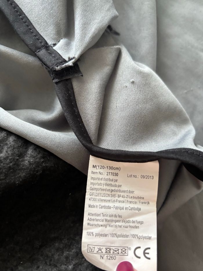 Déguisement enfant chevalier tunique et cagoule taille 120-130 cm - photo numéro 3