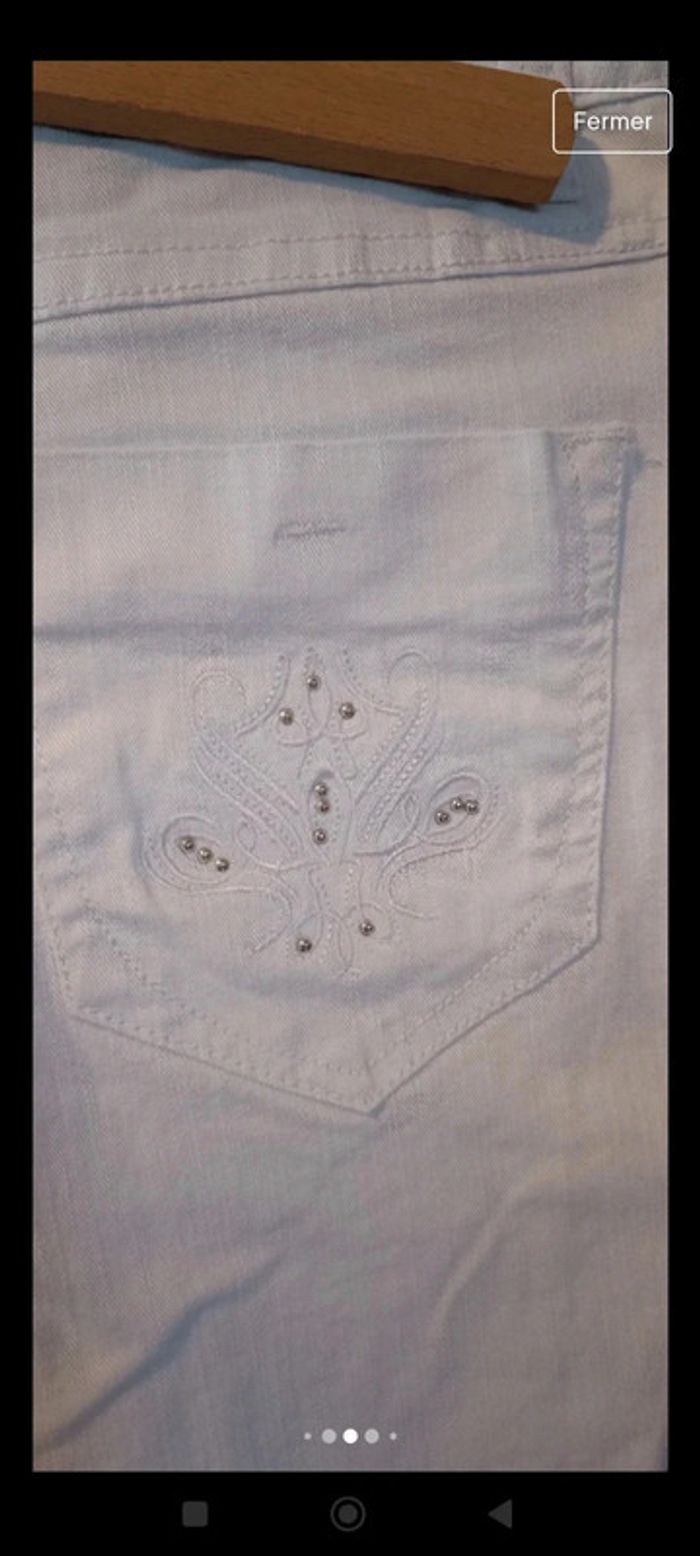 Pantalon blanc 40 - photo numéro 4