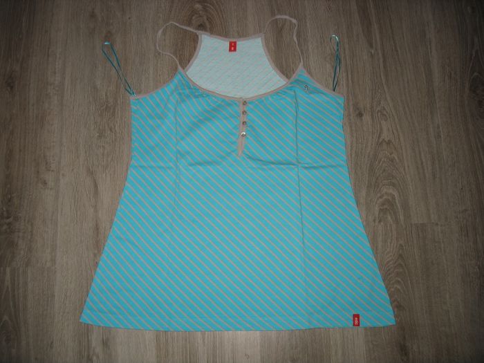 DÉBARDEUR TURQUOISE "EDC BY ESPRIT" - TAILLE S - n°02 - photo numéro 2