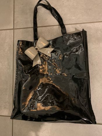 Sac noir vernis Marina Galanti
